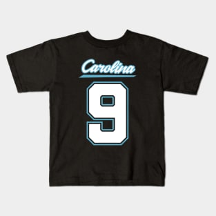 Bryce Young Carolina Panthers Black Jersey Shirt Kids T-Shirt